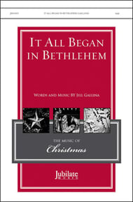 It All Began in Bethlehem SAB choral sheet music cover Thumbnail